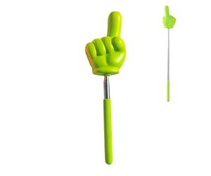Extendable Pointer Finger - 28.35 Inch Extra Large Slow Rebound Reading Stick | Extendable Point Reading Finger Teaching Aid | Pointer Baton for Teacher Presenter. Pu Metal, Random Color.