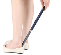 Extendable Shoehorn Stainless Steel - Long Handled Shoe Puller Tool | Effortlessly put on shoes without bending using this retractable long-handled shoehorn made of stainless steel and PP
