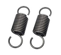 Extended Compressed Dual Hook Tension Spring, 2 ressorts de tension à double crochet,(1 x 13 x 110 mm)