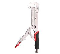 Extended Locking Pliers, 80 Degree Curved Jaw Grip Pliers, Extra Woodw Hand Tools with Non Slip Handle, Steel l for Grip Clam and