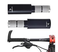 Extender en alliage d'aluminium pour guidon de vélo - rétractable extensible de 10 cm léger, VTT extension droite étendue guidon allongé | Guidon pliable i