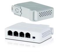 Extender Repeater POE DIN TH35 | 1x IN 3x OUT | Gigabit | 24W | 8W/port | 100m |