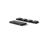 Extendeur broadcaster hdmi 4k30 sur rj45 jusqu'à 70m avec poc & loop out - 4 récepteurs