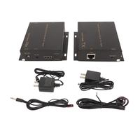 Extendeur HDMI KVM USB sans latence, boîtier métallique, 1080p, Ethernet, synchronisation audio/vidéo et alimentation POC, Plug and Play