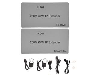 Extendeur KVM HDMI haute performance sur Cat5e6/7 avec débit de transmission H.264 de 16 Mbps et sortie de monitoring local pour salles de jeux et