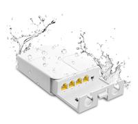 Extendeur PoE 1 en 3 sorties - NICGIGA 4 ports PoE - Imperméable - Vlan - 100 m - Répartiteur PoE IEEE 802.3af/at Power Over Ethernet PoE.