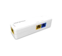 Extendeur PoE 3 Ports | 1 PoE+, 1 PoE++ 60 W, 1 de Liaison Montante | IEEE802.3af/at/BT | Prise en Charge de la Cascade à 3 Niveaux | Conception 1 entrée/2 Sorties pour l'extension du réseau