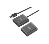 Extendeur USB - Unitek - USB2.0 - 4-Port Hub - Câble de rallonge jusqu'à 60 km - RJ45