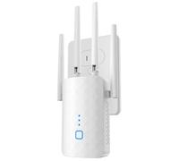 Extendeur WiFi 1,2 Gbps, amplificateur de signal Wi-Fi pour la maison | Double bande 5 GHz et 2,4 GHz, 2024 plus rapide, couverture plus large que jamais, répéteur WiFi avec port Ethernet, compatible