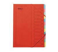Extendos Mon Dossier 223.12 EL09 Trieur 12 compartiments Rouge