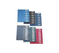 Generique Trieur Extendos 12c PP avec carte et élastique Gris G
