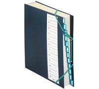 Extendos-trieur Plastique + Elastique 12c Bleu [Fournitures de bureau]