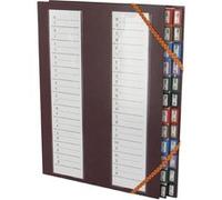 Extendos - Trieur Plastique + Elastique 24c Bordeaux G