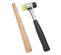 extenseur d'anneau Bâton D'agrandissement D'anneau, Marteau À Poignée De Mandrin, Mesure Des Doigts For Bricolage, Outils Fabrication Bijoux(2set(Wood stick))