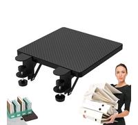Extenseur de bureau à pince - Étagère de table réglable - Support de bureau ergonomique - Pliable sur la fixation de table - Bracelet coude confortable - Pauvreté pour ordinateur de bureau