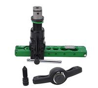 Extenseur de Cône Excentrique à 45 Degrés, Outil Universel 2 en 1 D'évasement de Tuyau à Cliquet en Alliage D'aluminium avec Fonction de Forage Manuel pour les Applications de Conduite de Frein de Réf