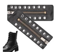 Extenseur de Fermeture Éclair pour Bottes Mollet Large 2 Lacets
