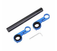 Extenseur de guidon de vélo Accessoires de vélo Support Support de montage d'extension Double vélos Extensions de guidon pour vélos Lampe de poche Lampe de poche Extenseurs de (Bleu)