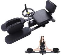 Extenseur de jambes, fendeuse de jambes pour la flexibilité, extenseur des jambes, écarteur de jambes avec manivelle rotative et angle d'étirement de 210 °, presse à jambes professionnelle pour la