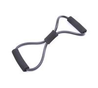 Extenseur de Poitrine à Bandes de Résistance 8 Forme, Noir, Poignées | Élastique Tpr Compact, Usage Facile à Domicile, Échauffement Physique, Entraînement du Dos Épaules