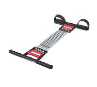 Extenseur de Poitrine à Ressort, 3 en 1, pédale Multifonction, renforcement de la poignée à Ressort, Bande Corde Traction Amovible, équipement Fitness Domicile pour l'entraînement
