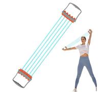 Extenseur de Poitrine - Équipement de Musculation à résistance réglable, Musculation à Domicile | Appareil Portable pour Le Haut du Corps, Outil de tonification Musculaire, kit de Bandes d'étirement,