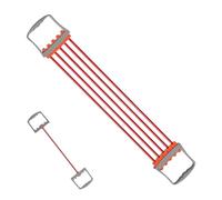 Extenseur de poitrine - Exerciseur de bras de fitness réglable à 5 ressorts, bandes élastiques de résistance, appareil d'entraînement de force, équipement d'entraînement ergonomique pour le