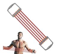 Extenseur de poitrine pour homme - 5 bandes élastiques réglables à ressorts, appareil d'exercice musculaire du bras et du dos | Corde élastique ergonomique, équipement de gym à domicile, entraînement