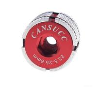 Extenseur de tige de fourche de vélo en alliage d'aluminium avec écrou étoilé, idéal pour les applications en fibre de carbone ou tube de tête en fer