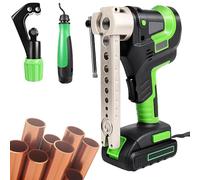 Extenseur de tube électrique de type cône excentrique - Évasement rapide à 45° avec pinces métriques et pouces pour tuyaux en cuivre et aluminium