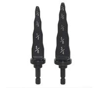 Extenseur de tube en cuivre 5 en 1 métrique et pour kit impérial pour tuyaux de 1/4" à 3/4", poignée hexagonale compatible avec perceuse manuelle (C)