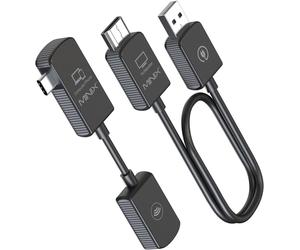 Extenseur HDMI Sans Fil MINIX C1 USB-C, Émetteur USB-C et Récepteur HDMI, 1080P 60Hz, Portable, Plug and Play pour Ordinateurs Portables, PC, Smartphones, Projection d'Écran, Téléphone IP15 Android, 1