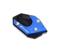 Extenseur Plaque De Support pour KYMCO Downtown 300 300i 350i 200i Xciting 250 400(Kickstand Pad-Blue)