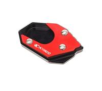 Extenseur Plaque De Support pour KYMCO Downtown 300 300i 350i 200i Xciting 250 400(Kickstand Pad-Red)