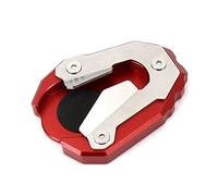 Extenseur Plaque D'extension De Support D'agrandisseur De Béquille De Pied Latéral D'accessoires De Moto pour Tiger 900 Rally Pro 2021(Rosso)