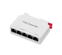 Extenseur POE 5 Étanche Extérieur 100Mbps Réseau IP55 30W pour Caméra IP Extenseur de Signal AP Sans Fil