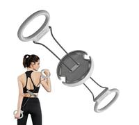 Extenseur Thoracique - avec poignée antidérapante, Rotation de Volant réglable et Pliable,Exerciceur de Musculation des Bras | pour Hommes et Femmes, Salle de Sport, Bureau, dortoir et Voyage