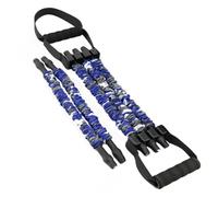 Extenseur Thoracique Réglable Corde à Ressort, Poignées Ergonomiques | Tube de Résistance en Latex, Gaine Protectrice, Rangement Compact, pour Gym, Chambre D’hôtel, Hommes Voyageurs