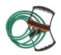 Extenseur Verte de Résistance Cinq Bande à Tubes Poitrine | Poignée Antidérapante Ergonomique, Tpe Léger, Pilates et Rééducation pour Seniors et Athlètes