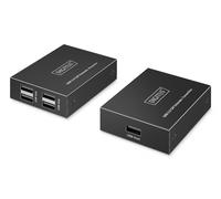 Extenseur via câble torsadé Cat.6, USB 2.0 jusqu'à 150m, 4x USB-A jusqu'à 480 Mbps, 1x RJ45 (Gigabit Ethernet) - ensemble (récepteur/émetteur)