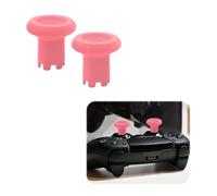 Extenseurs de joystick analogiques texturés de rechange compatibles avec PS5, compatibles avec DualSense Edge (rose)
