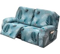 Extensible 1 2 3 places Canapé Relax Sofa Housse, 4/6/8 pièces Fauteuil Relax Inclinable Complète Spandex Housse de Canapé Protège Canapé Housse avec Poche Latérale ( Color : #15 , Size : 2 people (6