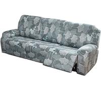Extensible 1 2 3 places Canapé Relax Sofa Housse, 4/6/8 pièces Fauteuil Relax Inclinable Complète Spandex Housse de Canapé Protège Canapé Housse avec Poche Latérale ( Color : #16 , Size : 3 people (8