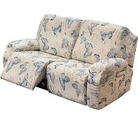 Extensible 1 2 3 places Canapé Relax Sofa Housse, 4/6/8 pièces Fauteuil Relax Inclinable Complète Spandex Housse de Canapé Protège Canapé Housse avec Poche Latérale ( Color : #4 , Size : 2 people (6 p