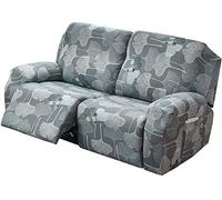 Extensible 1 2 3 places Canapé Relax Sofa Housse, 4/6/8 pièces Fauteuil Relax Inclinable Complète Spandex Housse de Canapé Protège Canapé Housse avec Poche Latérale ( Color : #16 , Size : 2 people (6