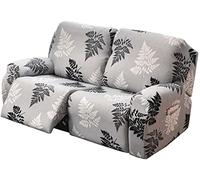 Extensible 1 2 3 places Canapé Relax Sofa Housse, 4/6/8 pièces Fauteuil Relax Inclinable Complète Spandex Housse de Canapé Protège Canapé Housse avec Poche Latérale ( Color : #3 , Size : 2 people (6 p