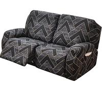 Extensible 1 2 3 places Canapé Relax Sofa Housse, 4/6/8 pièces Fauteuil Relax Inclinable Complète Spandex Housse de Canapé Protège Canapé Housse avec Poche Latérale ( Color : #12 , Size : 2 people (6