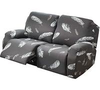 Extensible 1 2 3 places Canapé Relax Sofa Housse, 4/6/8 pièces Fauteuil Relax Inclinable Complète Spandex Housse de Canapé Protège Canapé Housse avec Poche Latérale ( Color : #10 , Size : 2 people (6