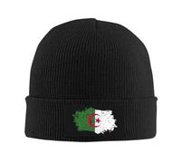 Extensible Bonnet Souple Tricoté Drôle d'Algérie Afrique Bonnets en Tricot Chaud Casquette Tricoté pour Ski Femme Sports
