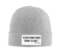 Extensible Bonnet Tricoté Drôle, Tout ce Qui est éveillé Tourne à la Merde Bonnet Chapeau Tricot Slouch Knit Beanie pour Femme Ski Cyclisme